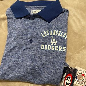 NWT LA Dodgers Polo Genuine Merchandise True Fan